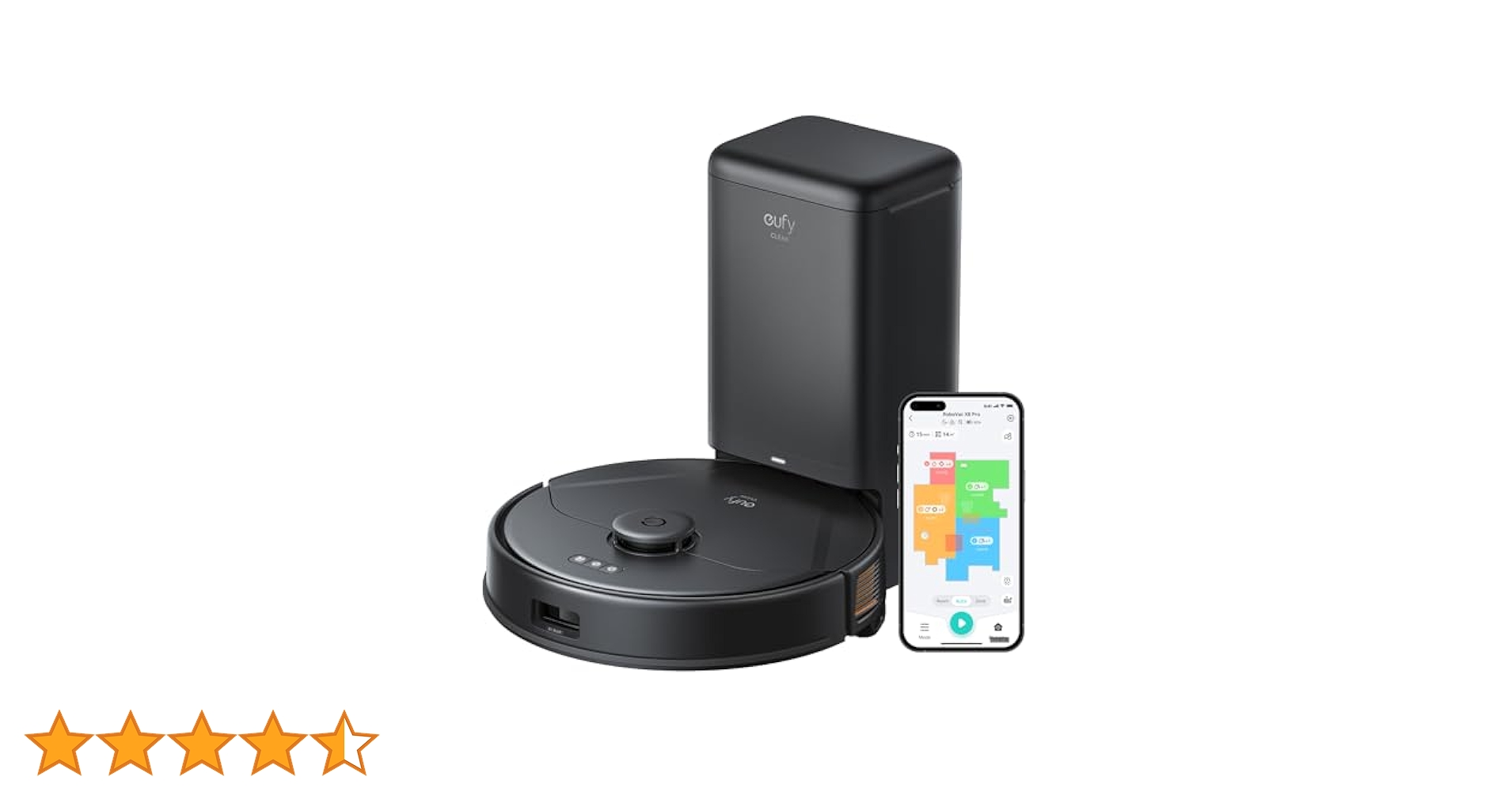 eufy Clean X8 Pro Robot Vacuum Cleaner with Mop and Self